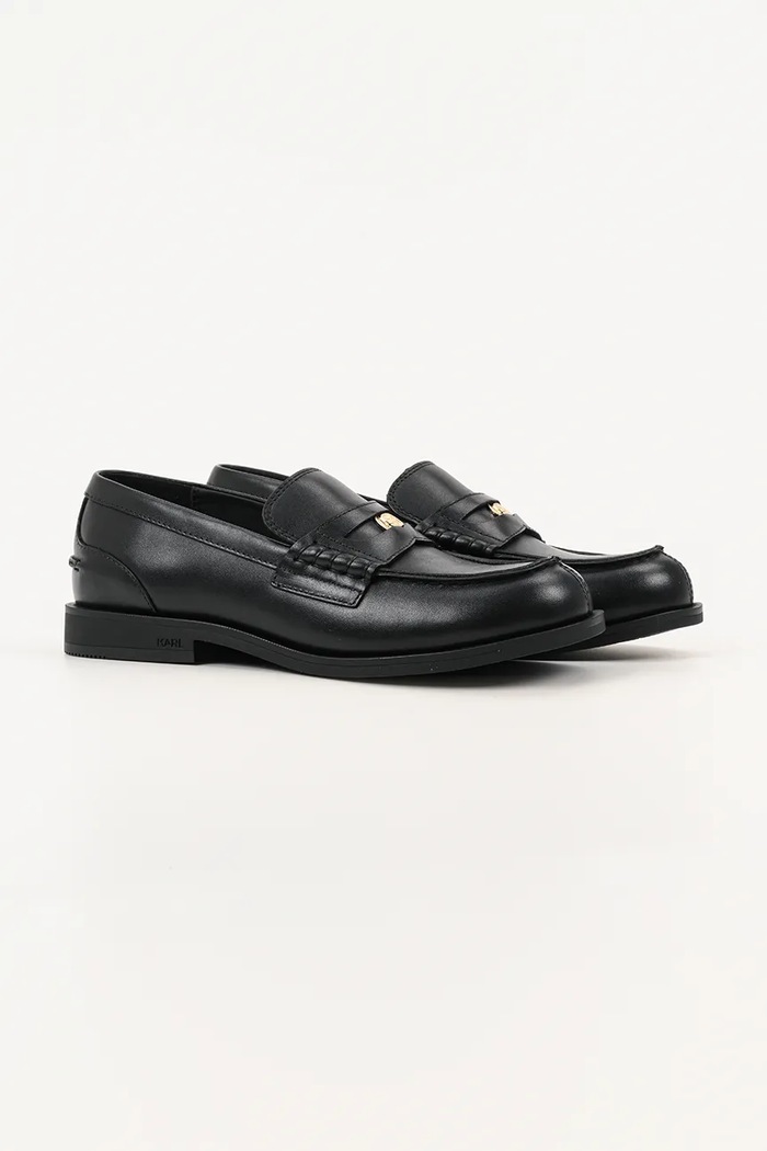 Kožené mokasíny Karl Lagerfeld MIA KL42125.000 čierna AW25