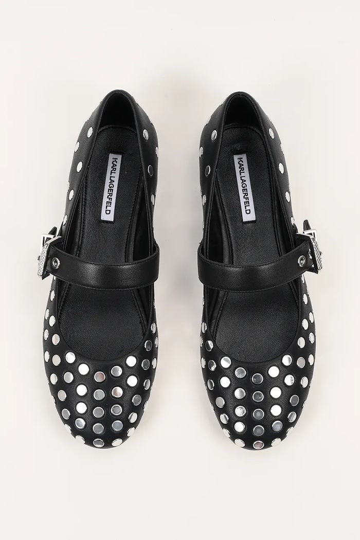 Baleríny Karl Lagerfeld KARO černá KL40127.00S