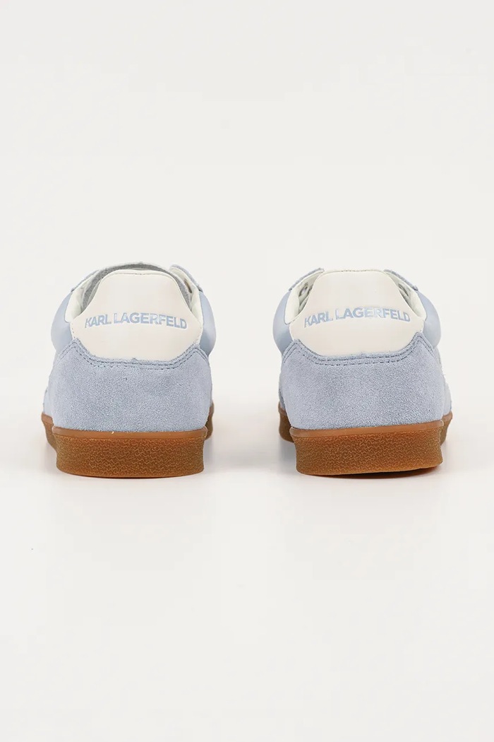Încălțăminte Karl Lagerfeld sneakers din piele intoarsă KANDIDATE KL63855.3LB albastru