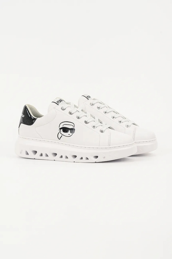 Karl Lagerfeld Kožené tenisky Karl Lagerfeld KAPRI KITE KL64525.011 bílá AW25