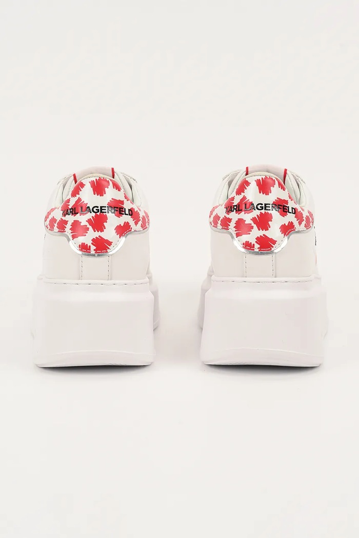 Obuwie Karl Lagerfeld sneakersy skórzane ANAKAPRI KL63518V.01D biały