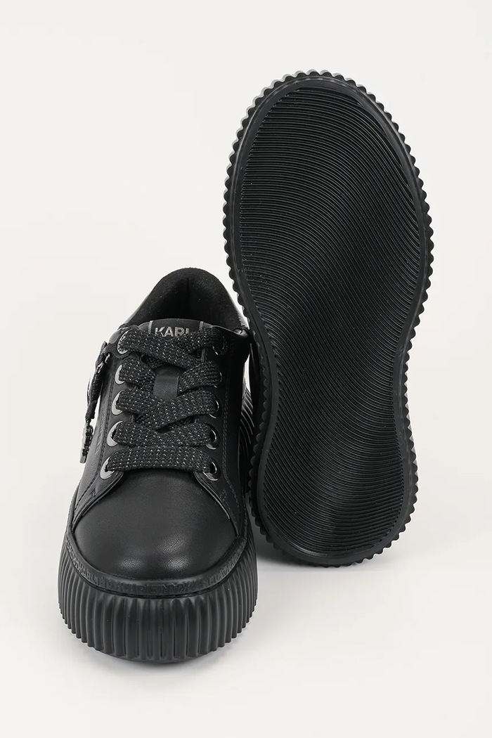 Karl Lagerfeld sneakers din piele KREEPER LO KL42376T.00X negru