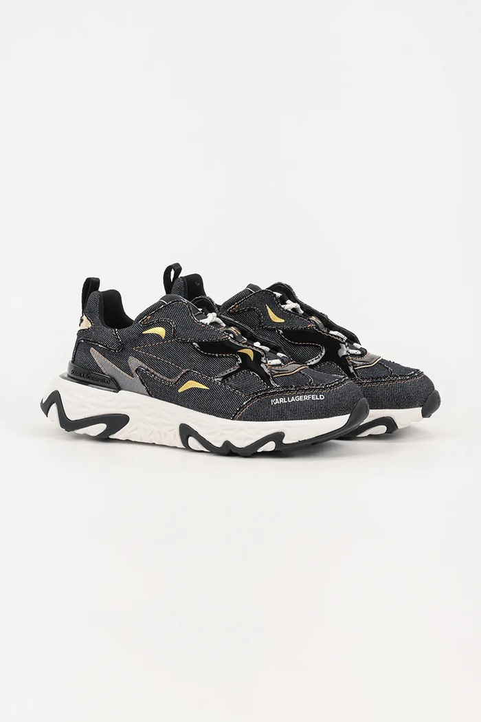 Karl Lagerfeld Sneakersy skórzane BLAZE KL62425D.40A granatowy AW25
