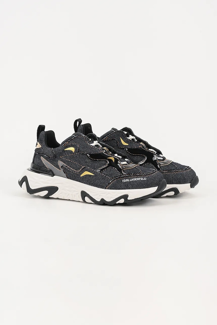 Karl Lagerfeld Sneakersy skórzane BLAZE KL62425D.40A granatowy AW25