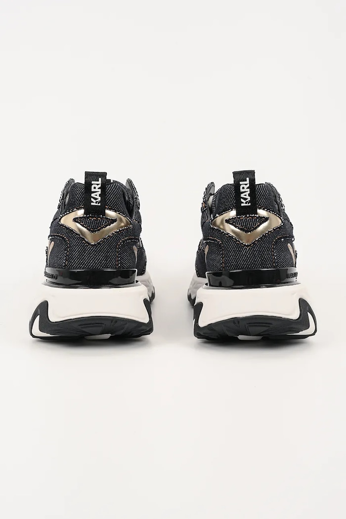 Obuwie Karl Lagerfeld Sneakersy skórzane BLAZE KL62425D.40A granatowy