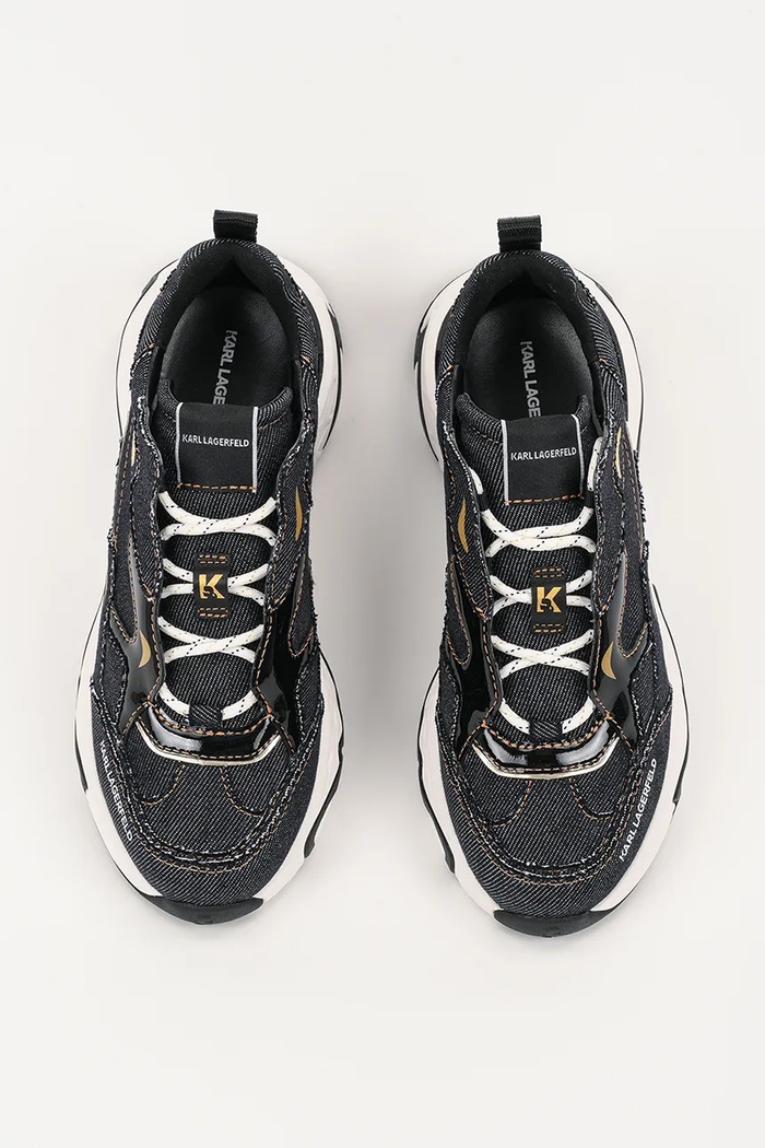 Sneakersy skórzane BLAZE Karl Lagerfeld KL62425D.40A granatowy