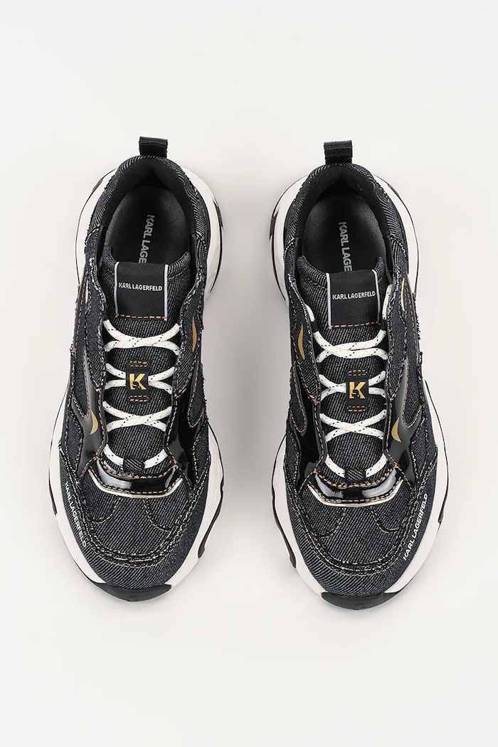 Sneakersy skórzane BLAZE Karl Lagerfeld KL62425D.40A granatowy