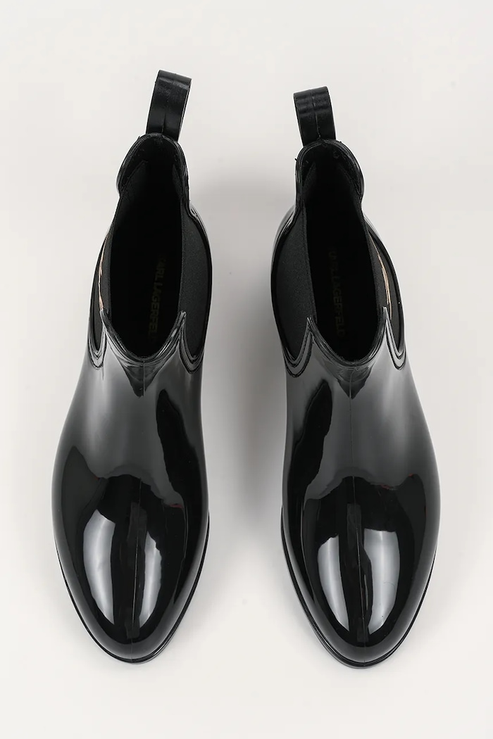 Karl Lagerfeld cizme KALOSH II negru KL94775.V0G