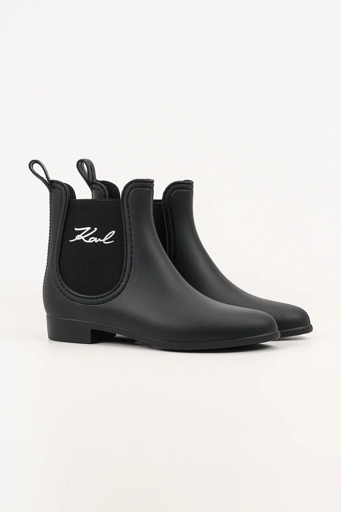 Gumáky Karl Lagerfeld KALOSH II KL94775.V0S čierna AW25
