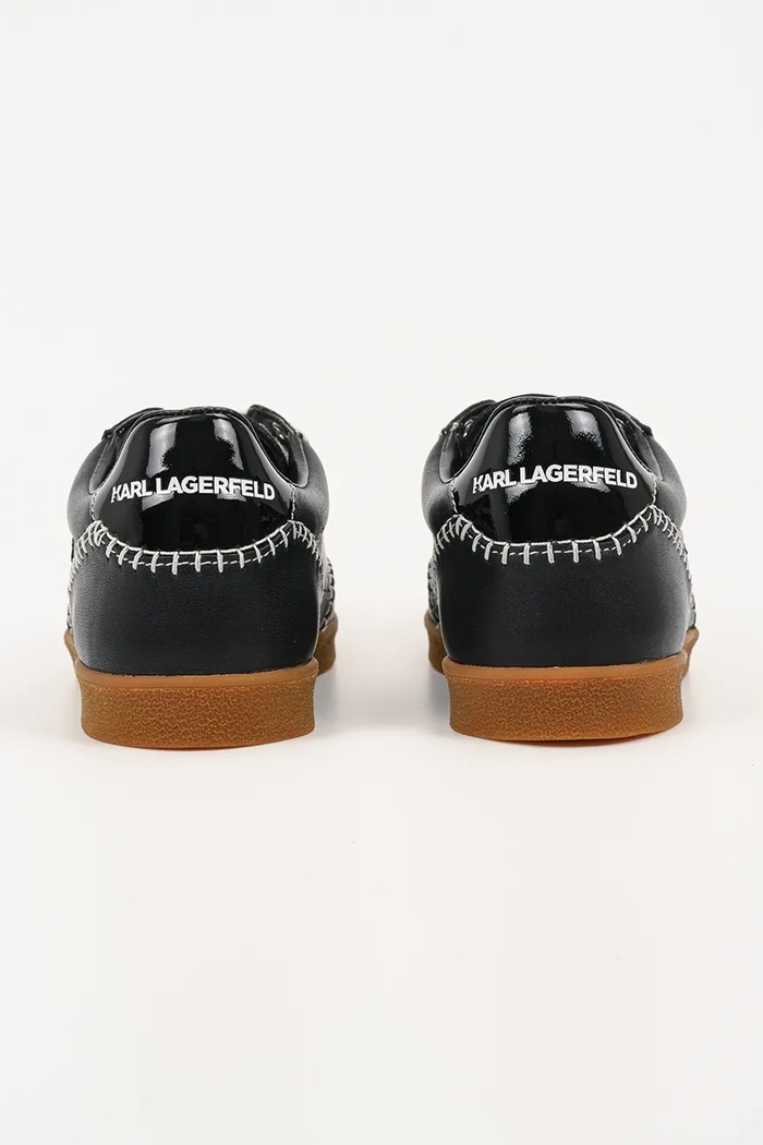 Obuwie Karl Lagerfeld sneakersy skórzane KANDIDATE KL63810A.000 czarny