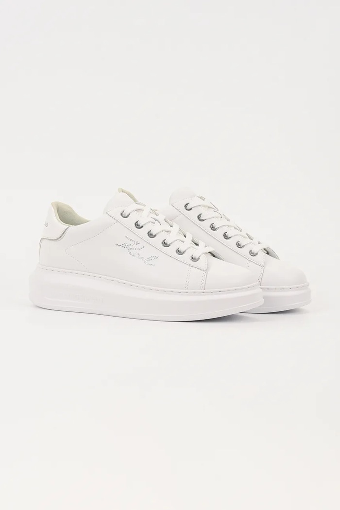 Karl Lagerfeld sneakersy skórzane KAPRI KL62518.01S biały AW25