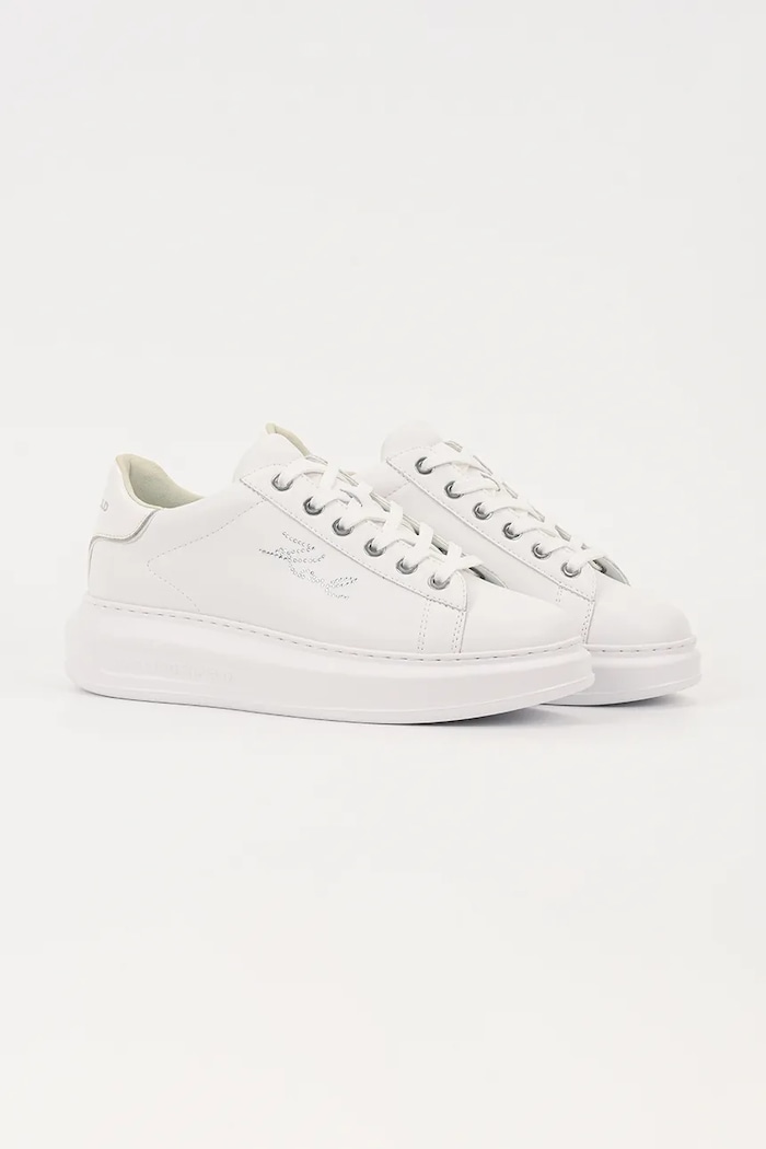 Karl Lagerfeld sneakersy skórzane KAPRI KL62518.01S biały AW25