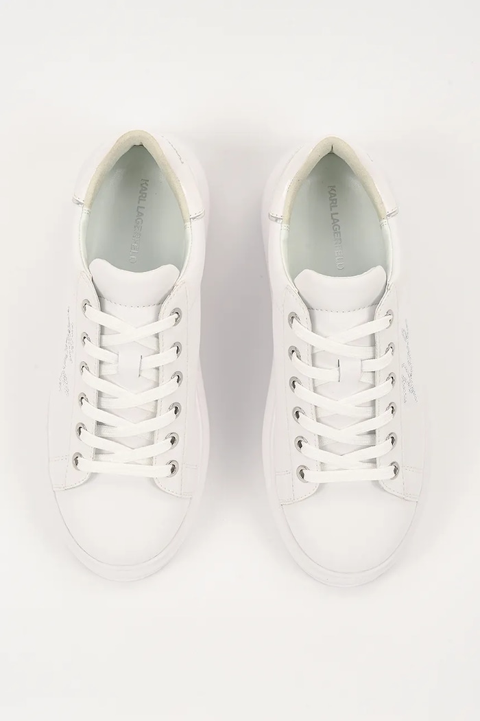 Karl Lagerfeld sneakersy skórzane KAPRI biały KL62518.01S