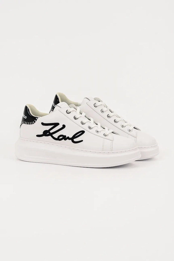 Karl Lagerfeld sneakersy skórzane KAPRI KL62572A.011 biały AW25