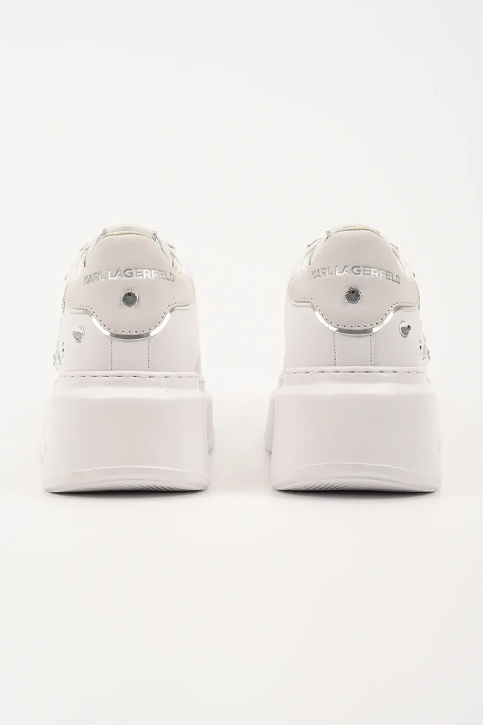Obutev Karl Lagerfeld Usnjene superge Karl Lagerfeld ANAKAPRI KL63528.01S bela