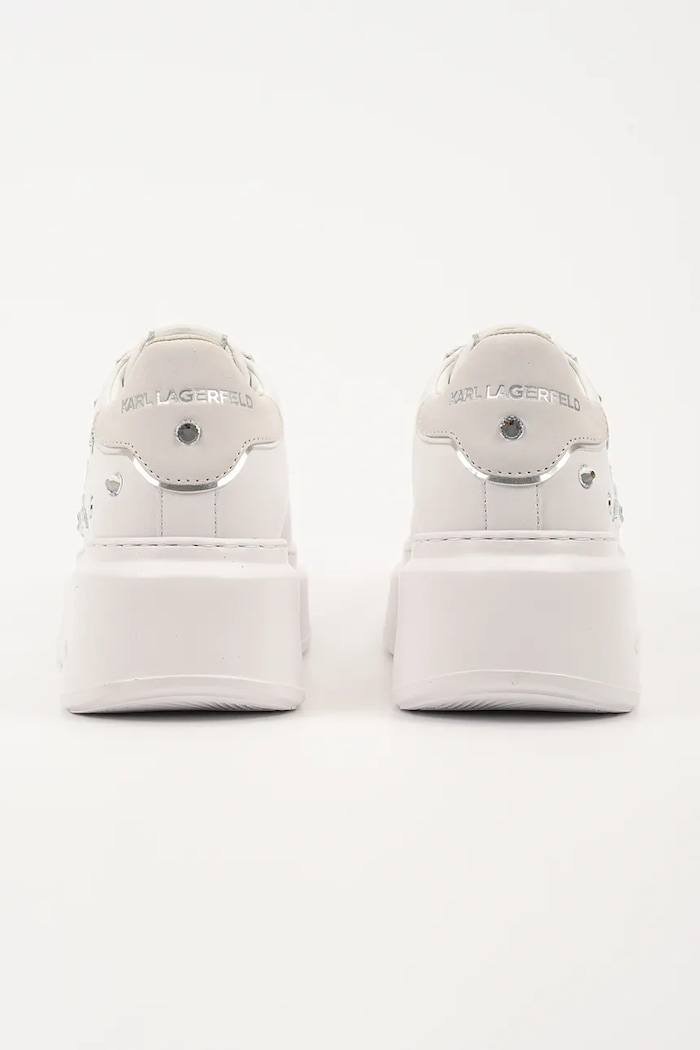 Obutev Karl Lagerfeld Usnjene superge Karl Lagerfeld ANAKAPRI KL63528.01S bela