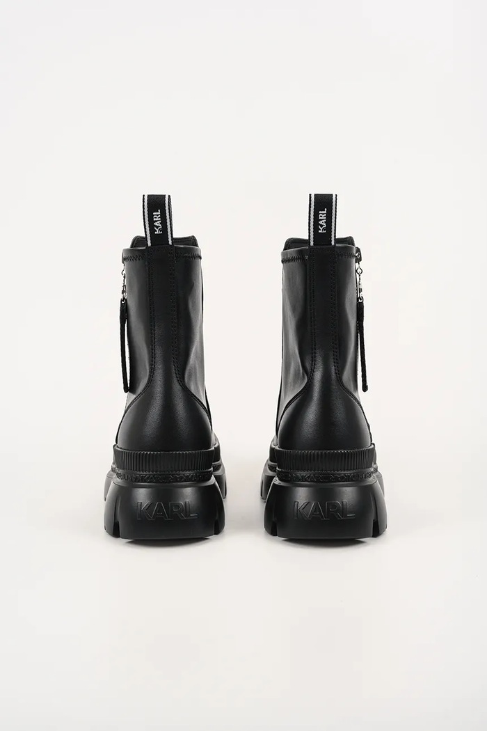 Boty Boty s gumou Karl Lagerfeld TREKKA MAX KL43565.000 černá