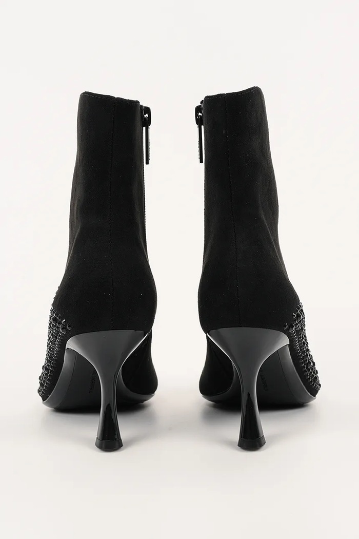 Boty Semišové boty Karl Lagerfeld SIENNA KL32743A.50S černá