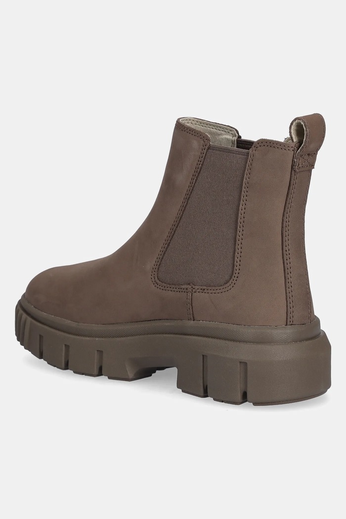 Obuwie Timberland Sztyblety nubukowe Greyfield Chelsea TB0A2FK2EM51 brązowy