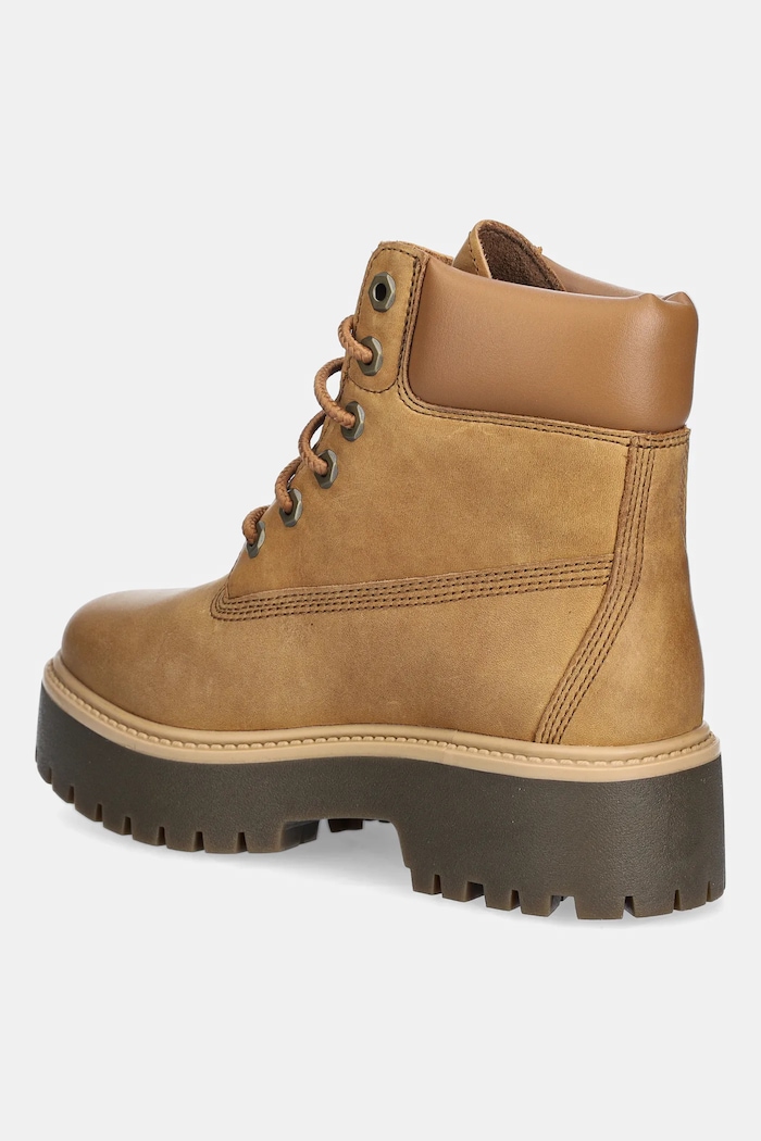 Obuwie Timberland workery nubukowe Stone Street 6 Inch Lace Up Waterproof TB0A2H3CEN11 brązowy