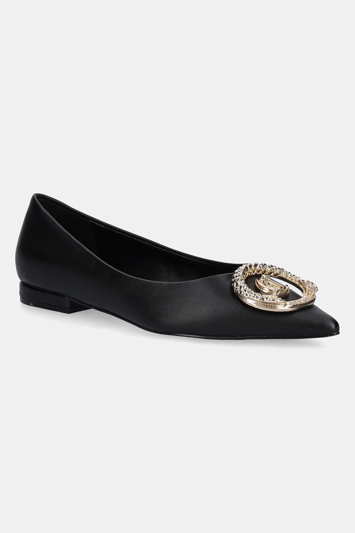 Baleríny Just Cavalli imitácia kože čierna 79RA3S73ZSD56899