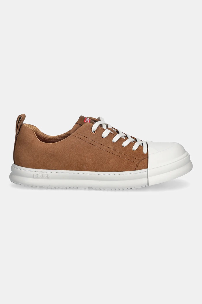 Camper nubuk teniszcipő Junction Runner K201683.014 barna AW25