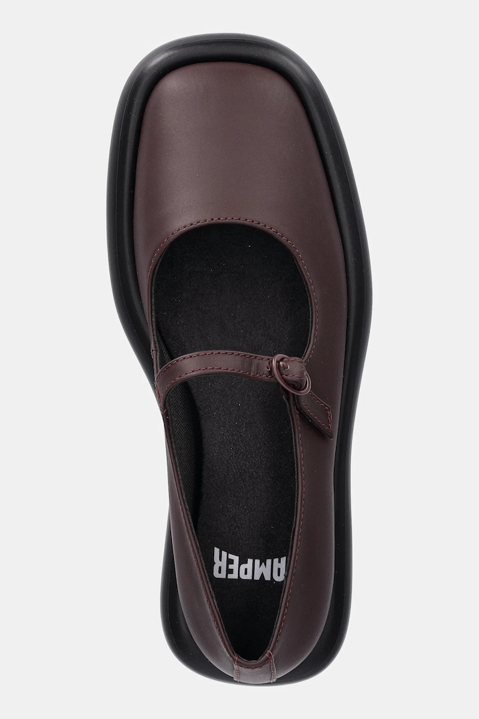 Camper balerini de piele Onda burgundia K201809.002