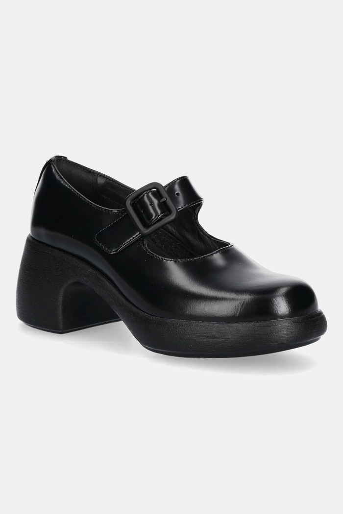 Camper pantofi de piele Thelma II gros negru K201801.001