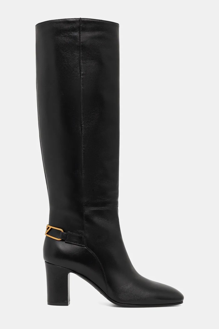 Kožené čižmy Emporio Armani EW002915.AF14915.UC001 čierna AW25
