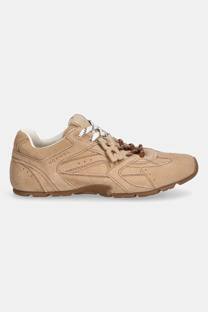 Nokwol sneakersy zamszowe Atlas Atlas.Beige.Suede beżowy SS26