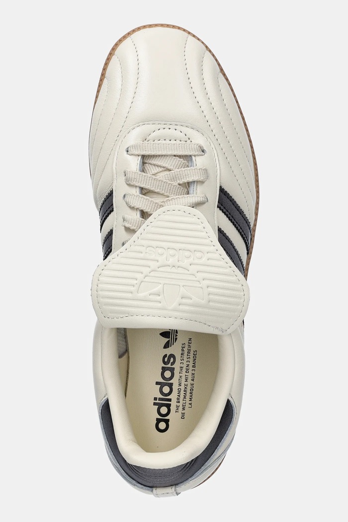 Kožené tenisky adidas Originals Samba LT béžová JP6143