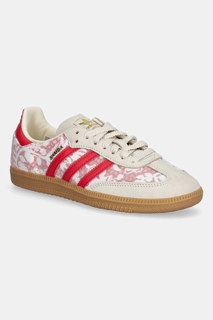 adidas Originals sneakersy Samba OG skóra zamszowa beżowy JR8841