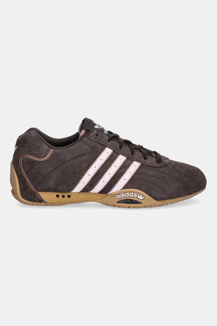 adidas Originals sneakersy skórzane Adiracer LO JR8867 brązowy AW25