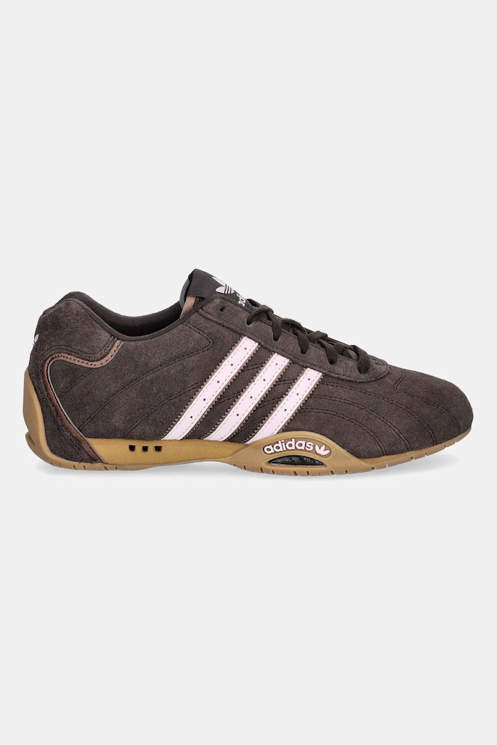 adidas Originals sneakersy skórzane Adiracer LO JR8867 brązowy AW25