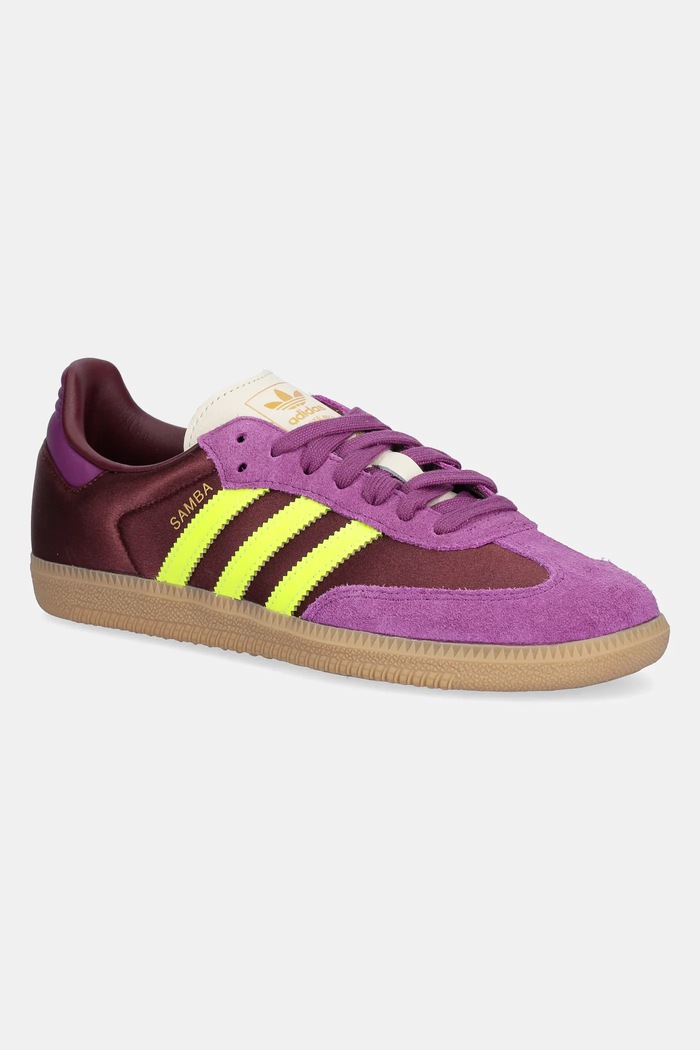 adidas Originals sneakersy Samba OG skóra zamszowa fioletowy JS1316