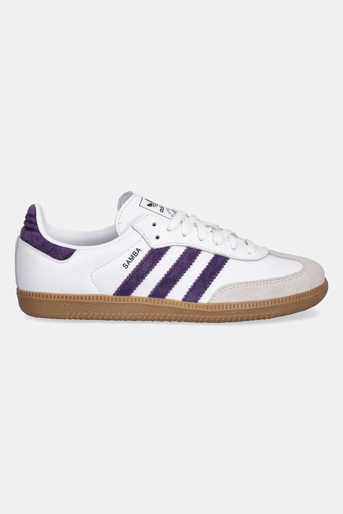 adidas Originals sneakersy skórzane Samba OG JS1392 biały AW25