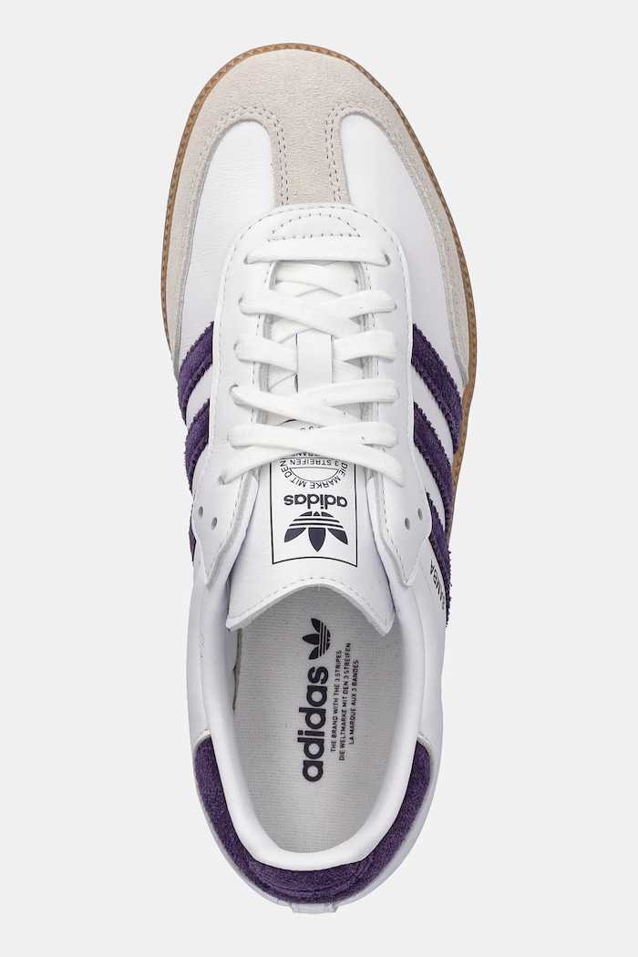 adidas Originals sneakersy skórzane Samba OG biały JS1392