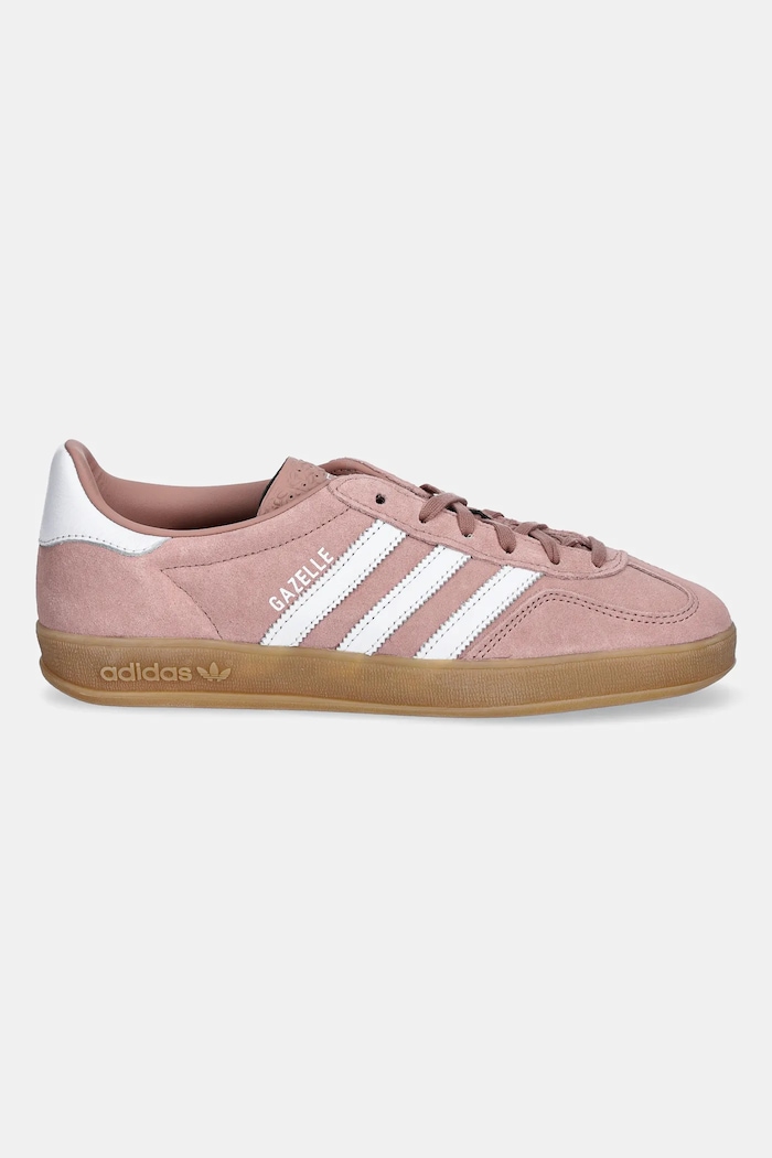 Semišové tenisky adidas Originals Gazelle Indoor JS1397 růžová AW25