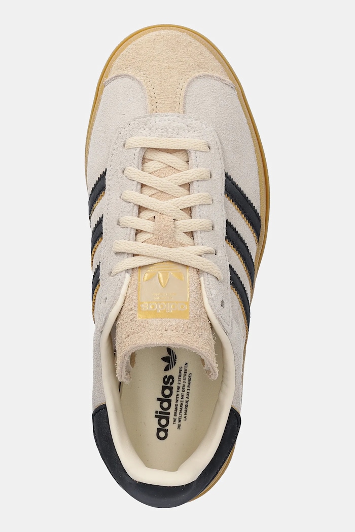 adidas Originals velúr sportcipő Gazelle Bold bézs JS3892