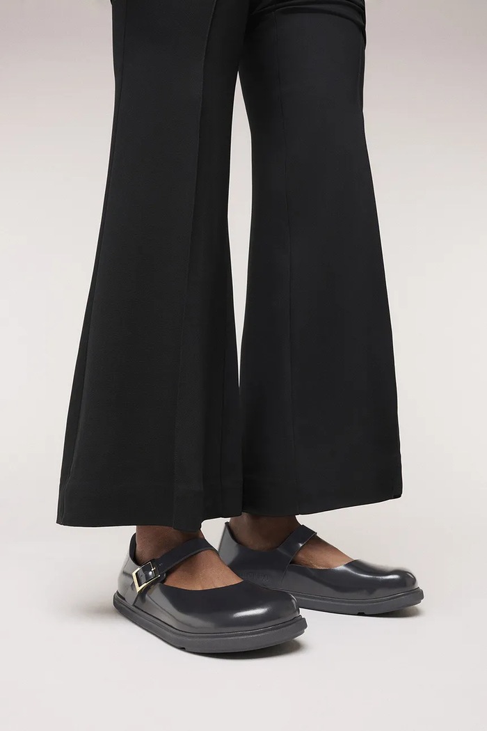 Birkenstock bőr balerina cipő Mantova Droplet Buckle 1030140
