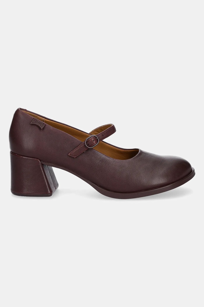 Camper Pantofi de piele Kora K201799.003 burgundia AW25