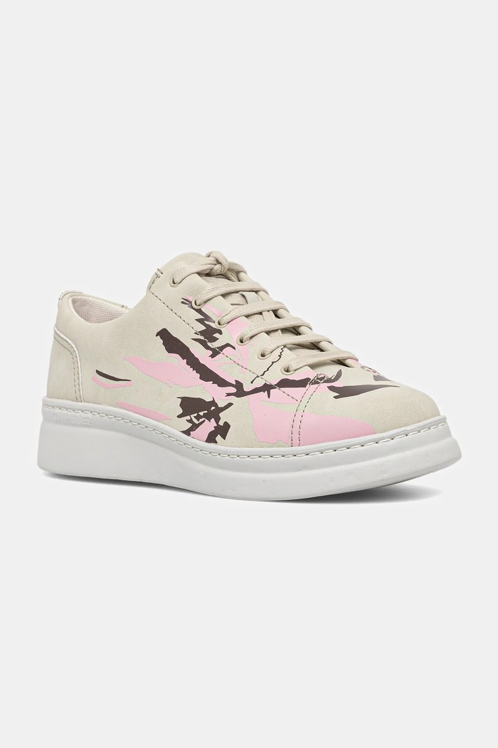 Camper sneakersy skórzane TWS K200645.099 beżowy AW25