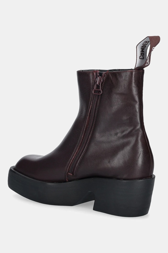 Obuwie Camper botki skórzane Billie K400754.007 bordowy
