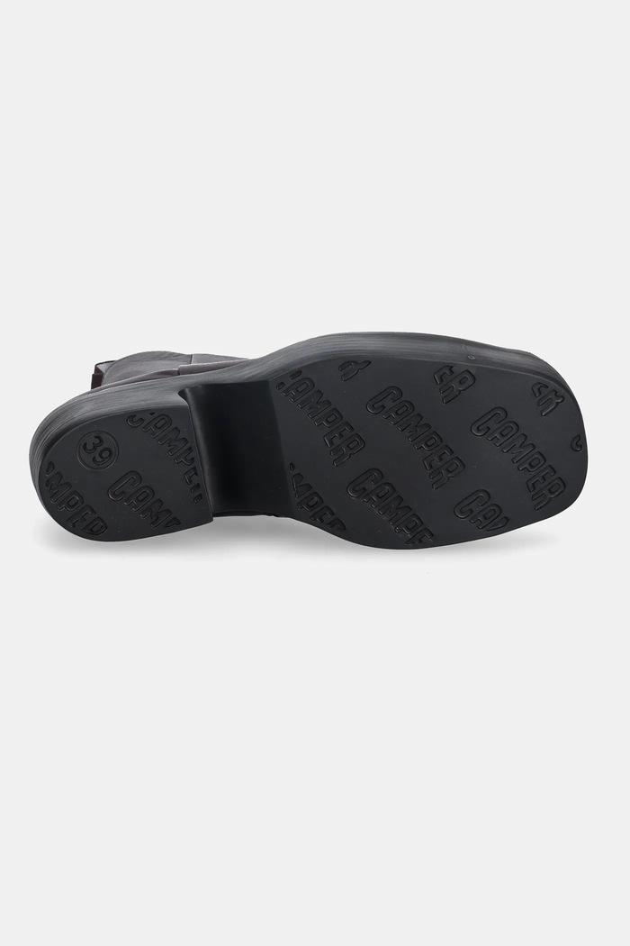 Camper botki skórzane Billie K400754.007 bordowy
