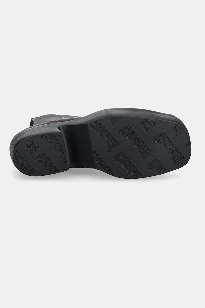 Camper botki skórzane Billie K400754.007 bordowy
