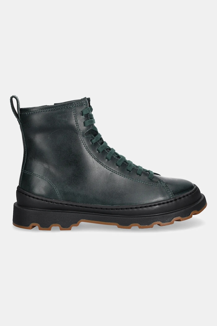 Camper Bocanci de piele Brutus+ K400816.005 verde AW25