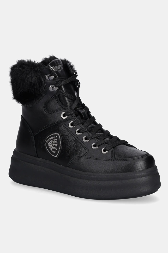 Blauer botki EMERY tekstylny czarny F5EMERY01.LEA
