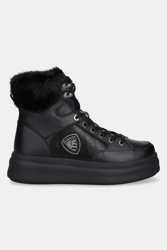Blauer botki EMERY F5EMERY01.LEA czarny AW25