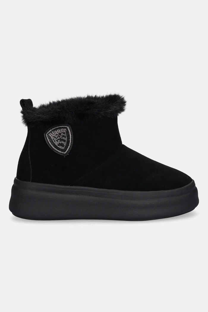 Semišové snehule Blauer EMERY F5EMERY02.SWA čierna AW25