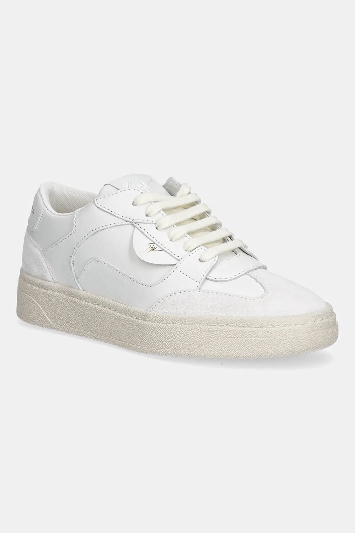 Δερμάτινα sneakers Giuseppe Zanotti GZ/94 δέρμα σαμουά λευκό RW50004.001